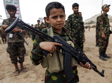 Meet the child soldiers of Yemen, sent into battle by adults | Middle ...