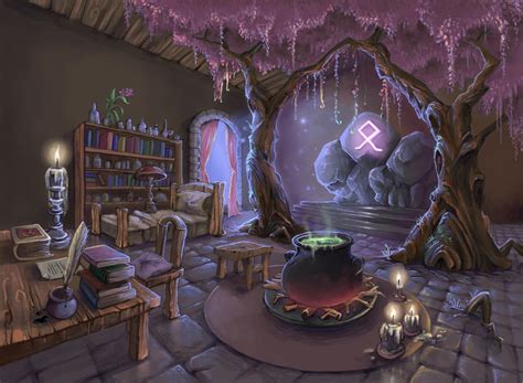 ArtStation - A Wizard's Living Room, Stefanie Arndorfer