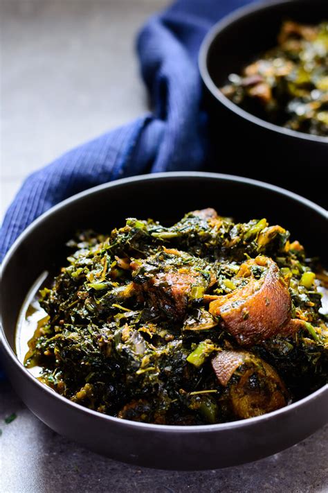 Afang Soup: A Green, Leafy Nigerian Vegetable Soup - Yummy Medley