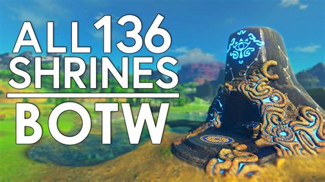 All 136 Shrines in BOTW Complete Guide - YouTube