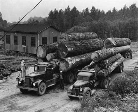 250 best Old logging trucks images on Pinterest | Semi trucks, Big ...