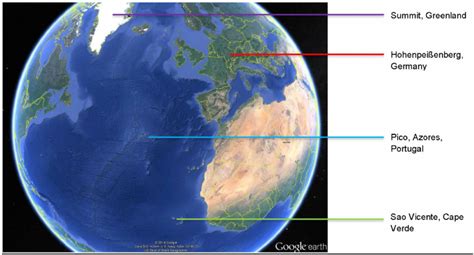 Map of study sites. Location of Pico Island, Azores, Portugal; Summit ...