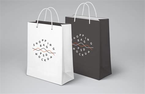 Paper Shopping Bag Mockup - Mockup World