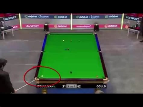 The Most Unusual Foul In The History Of Snooker - YouTube