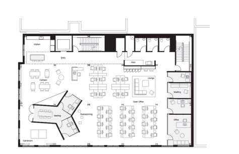 FINE / Bora Architects | Office layout plan, Commercial office design ...