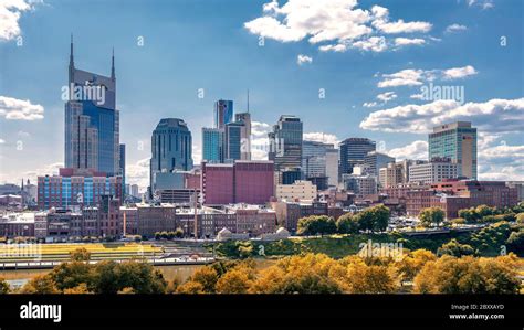 Downtown Nashville Skyline Stock Photo - Alamy