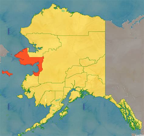 Map of Nome Census Area, Alaska - Thong Thai Real