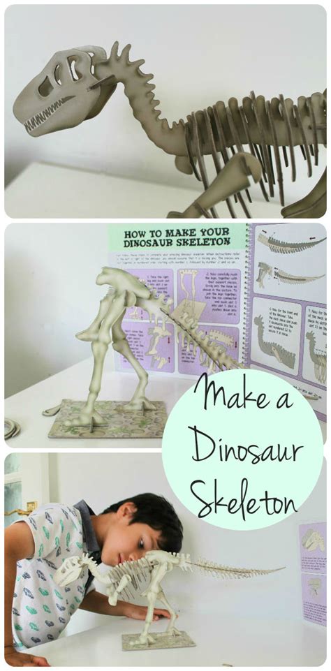 Make Your Own Dinosaur Skeleton - In The Playroom