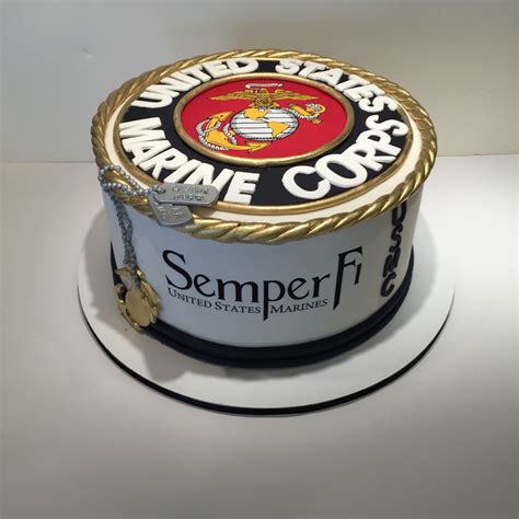 United States Marine Corp Cake - CakeCentral.com