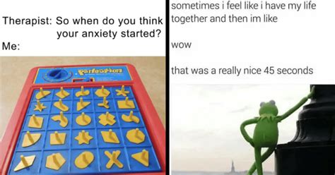 15+ Anxiety Memes to Laugh About With Your Therapist (April 15, 2023 ...