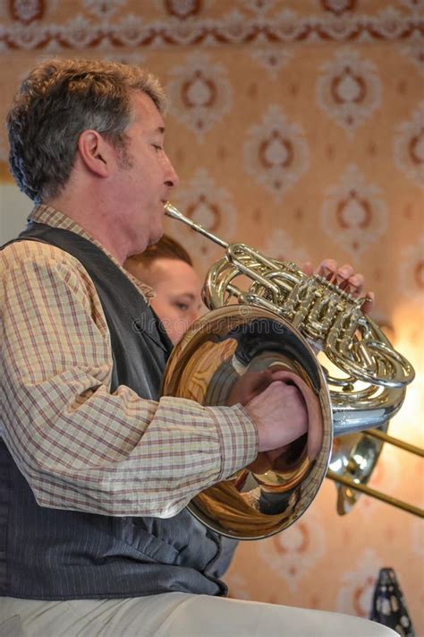 French Horn Players at Old World Wisconsin Editorial Photo - Image of ...