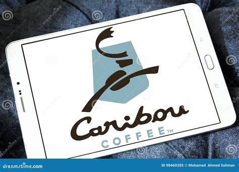 Caribou coffee logo editorial image. Image of illustrative - 98460385