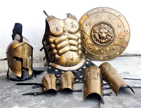 Knight Roman Spartan Suit of Armor Muscle Set-shield Helmet | Etsy