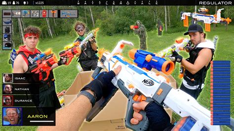 NERF GUN BATTLE ROYALE - Part 1 (Nerf First Person Shooter!) - baxstech.com