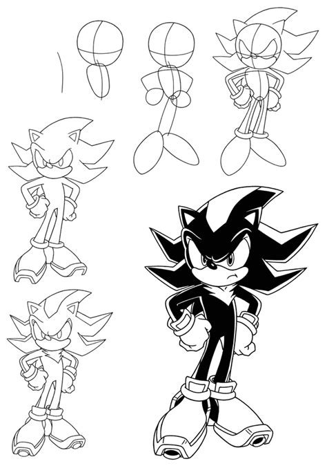 how to draw shawdow - Shadow The Hedgehog Photo (10283026) - Fanpop