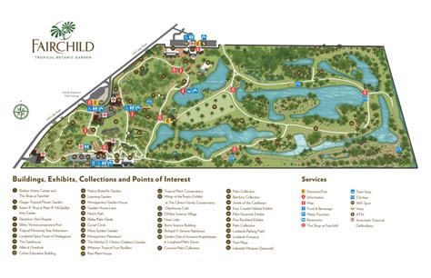 Garden Map - Fairchild Tropical Botanic Garden