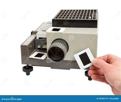 Slide projector isolated stock photo. Image of lens, lamp - 30389776