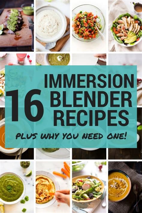 16 Immersion Blender Recipes (And Why You Need One!) • A Sweet Pea Chef