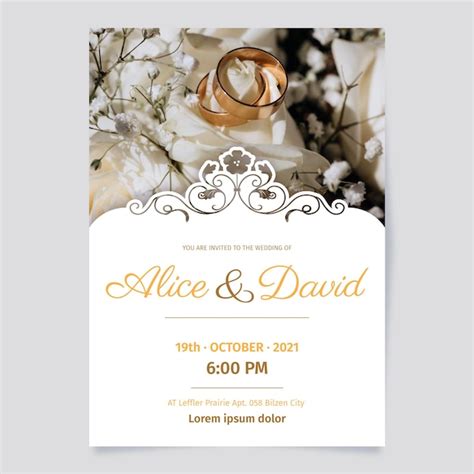 Haut 47+ imagen les plus belle carte de mariage invitation - fr ...