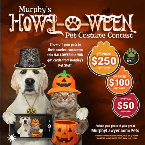 Murphy's Halloween Pet Costume Contest | Murphy Lawyer