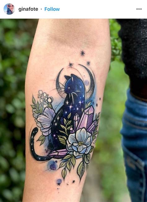 I love this witchy tattoo design | Wiccan tattoos, Crystal tattoo ...