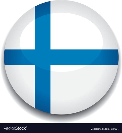 Finland flag Royalty Free Vector Image - VectorStock