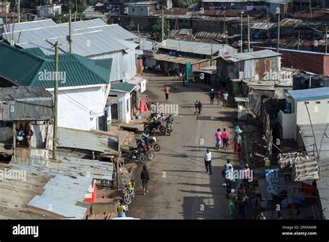 KENYA, Nairobi, Kibera slum / KENIA, Nairobi, Slum Kibera Stock Photo ...