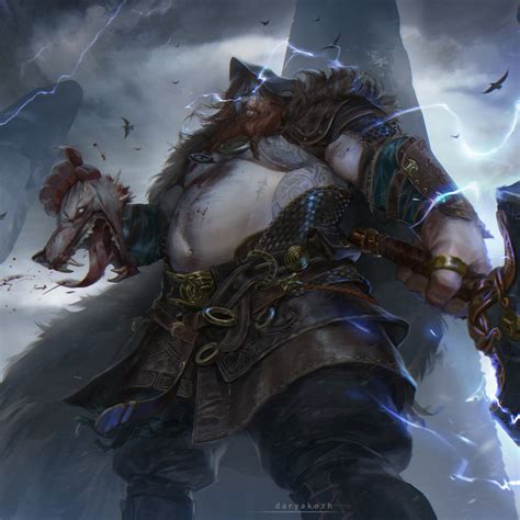 1440x1440 Resolution Thor God of War Ragnarok Fanart 1440x1440 ...