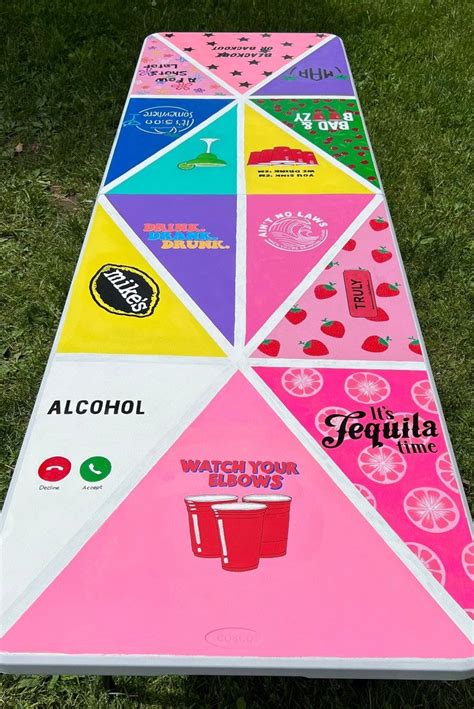 Custom Beer Pong Tables, Diy Beer Pong, Beer Table, Diy Table, Beer ...