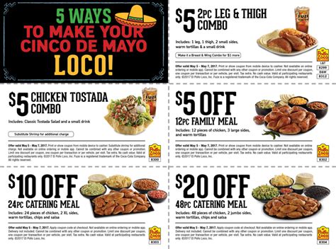 Coupons For El Pollo Loco Printable