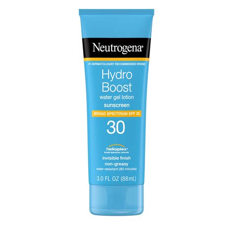 Neutrogena Hydro Boost Moisturizing Sunscreen Lotion, SPF 30, 3 fl. oz ...