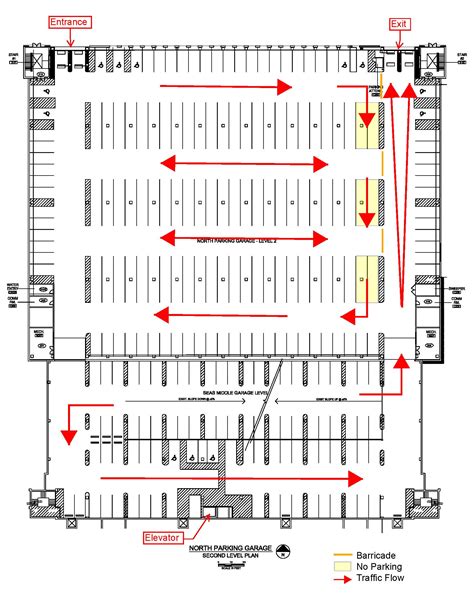 North parking garage traffic changes | Parking Updates | Miami University