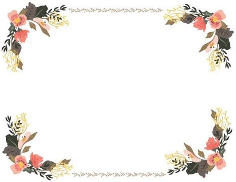 Download Flowers Borders Png Clipart HQ PNG Image | FreePNGImg - Clip ...