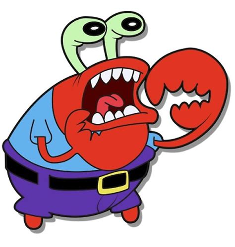 Angry-Mr-Krabs-Spongebob-Sticker - Pro Sport Stickers