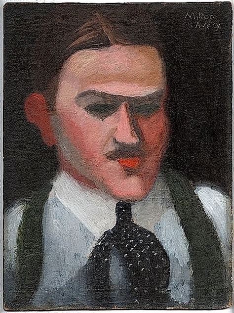 Milton Avery, Dotted Tie (Portrait of Gershon Benjamin), 1930s ...