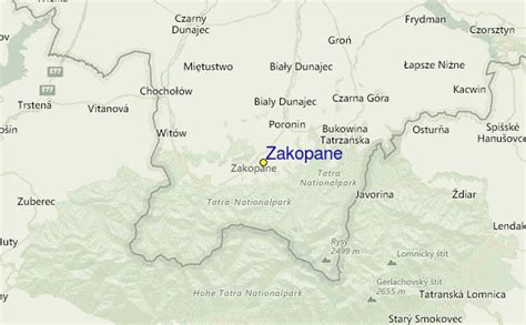 Zakopane Ski Resort Guide, Location Map & Zakopane ski holiday ...