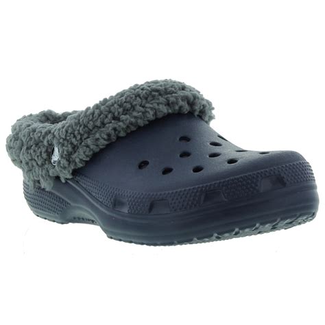 Crocs Mammoth Fur Lined Clogs Mens Womens Slip On Slippers Shoes Size 3-11