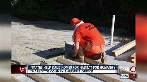 Inmates help build homes for habitat for humanity Charlotte County