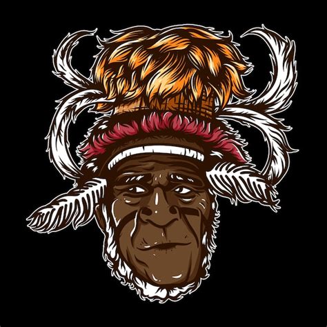 Premium Vector | Culture papua