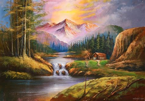 20 Beautiful Landscape Oil Paintings and art works from top Artists