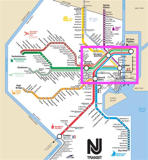 Ny Nj Path Train Map