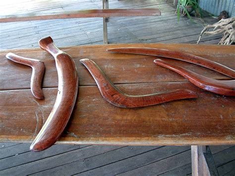 Aboriginal Australians used bladed-boomerangs as weapons designed to ...