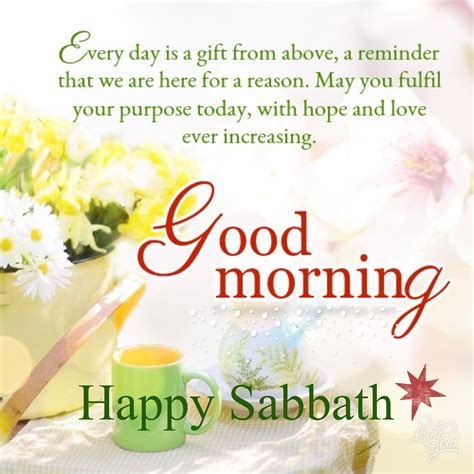 Sabbath Morning Greetings - good morning motivational quotes