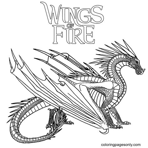 Icewing Coloring Page