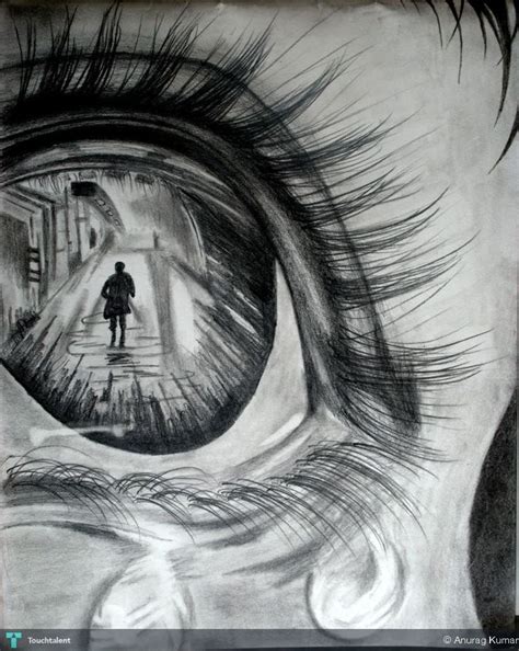 Through her eyes !! | Art drawings sketches creative, Art sketches ...