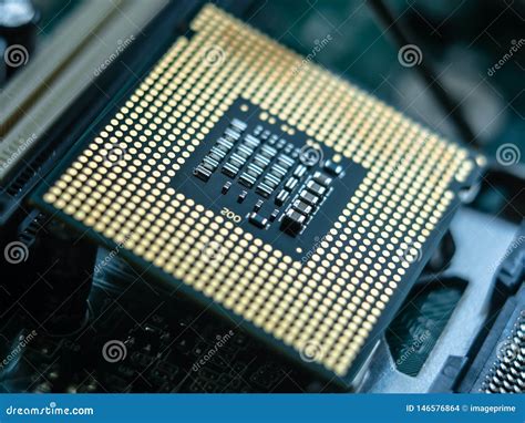 Computer Technology CPU Microprocessor Design Stock Photo - Image of ...