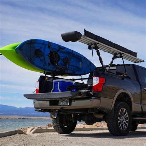 Truck Bed Mounted Kayak & Fishing Rod Rack