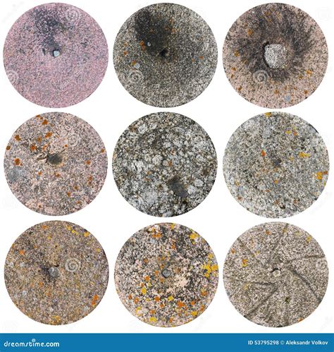 Millstones set isolated stock photo. Image of circle - 53795298