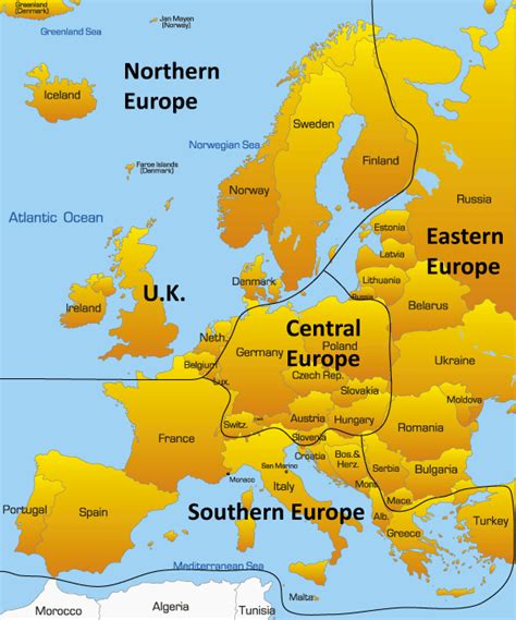 North Europe Map