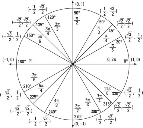 Pre-Calculus Unit Circle - dummies